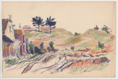 Hillscape, c.1930, Austrian Franz Windhager (1879 1959), not signed