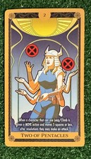 Marvel Heroclix X of Swords Two of Pentacles Tarot Card