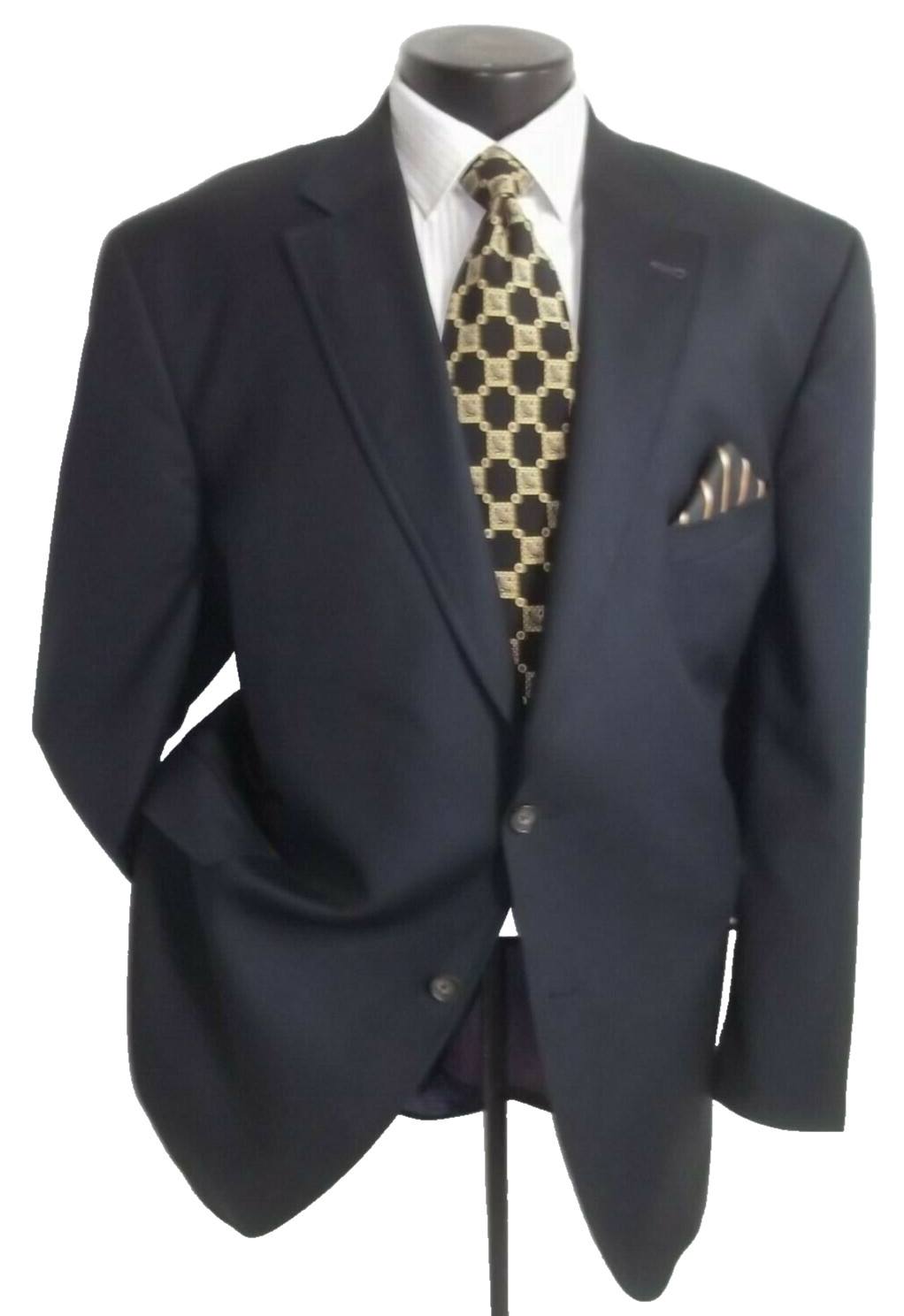 / Ted Baker Solid Black 2Button Side Vents Woo Bl… - image 2