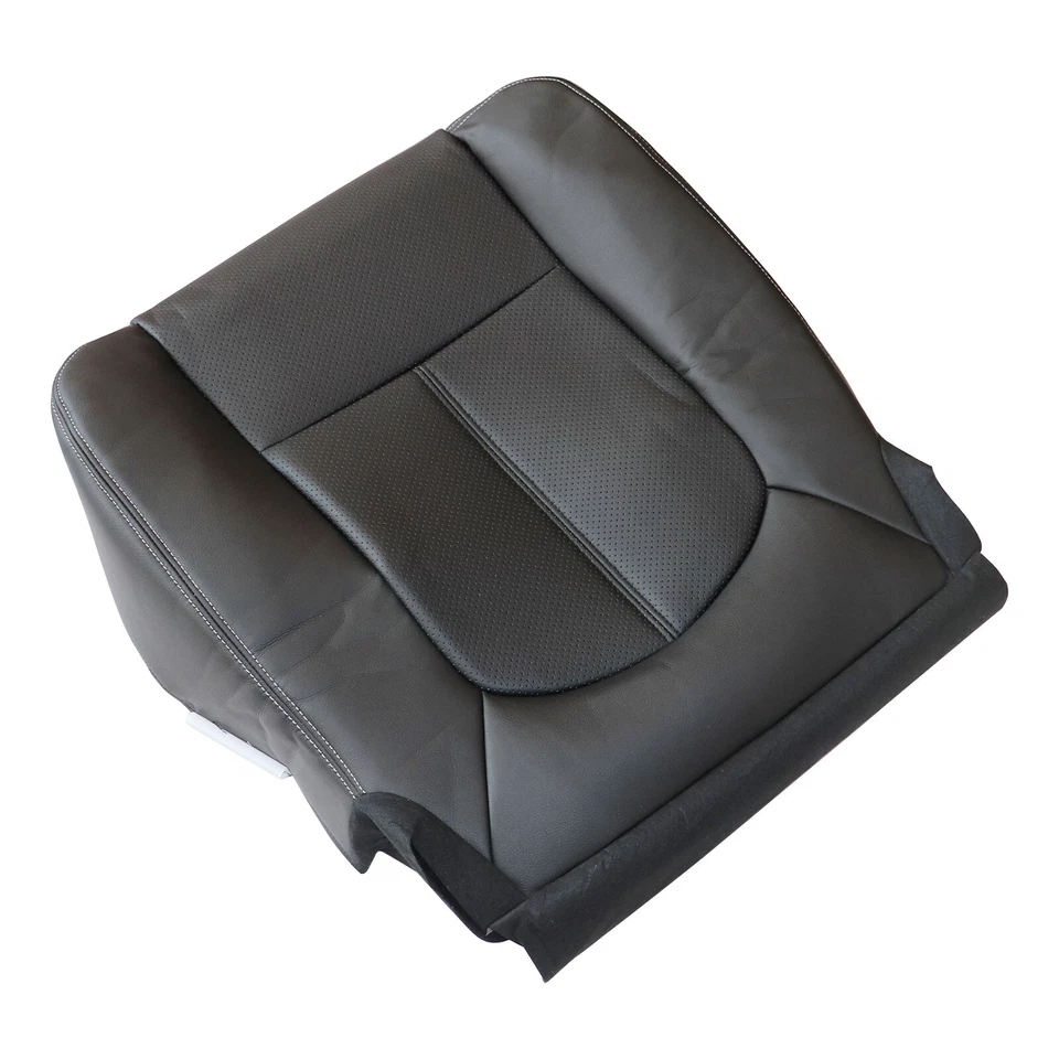 Cubierta de asiento de cuero perforada inferior para conductor Ford F250 Super Duty 2011-2016 Foto 4 de 4