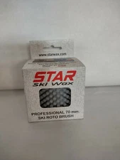 Star Nylon Roto Brush soft white  Nylon Rotary Brush Ski Tuning & Waxing