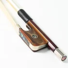 4/4 Pernambuco Cello Bow Beautiful Oxhorn Frog Powerful Open Tone Ship from USA