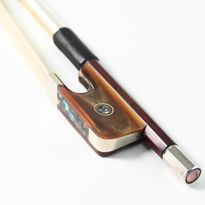 VingoBow 4/4 Pernambuco Cello Bow Beautiful Oxhorn Frog Powerful & Open Tone 