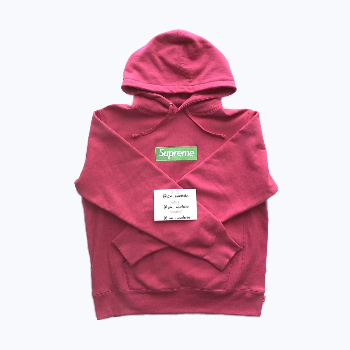 Supreme Box Logo Hooded Sweatshirt (FW17) Red