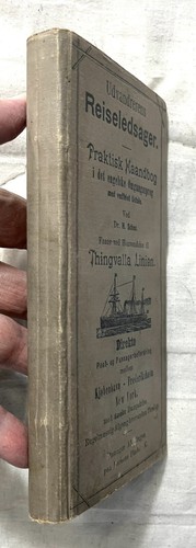 1882 Udvandrerens Reiseledsager Dänisches Reisehandbuch nach USA Original Antik - Bild 2 von 15