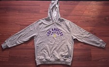 Los Angeles Lakers New Era French Terry Chenille Fleece Pullover Hoodie XL