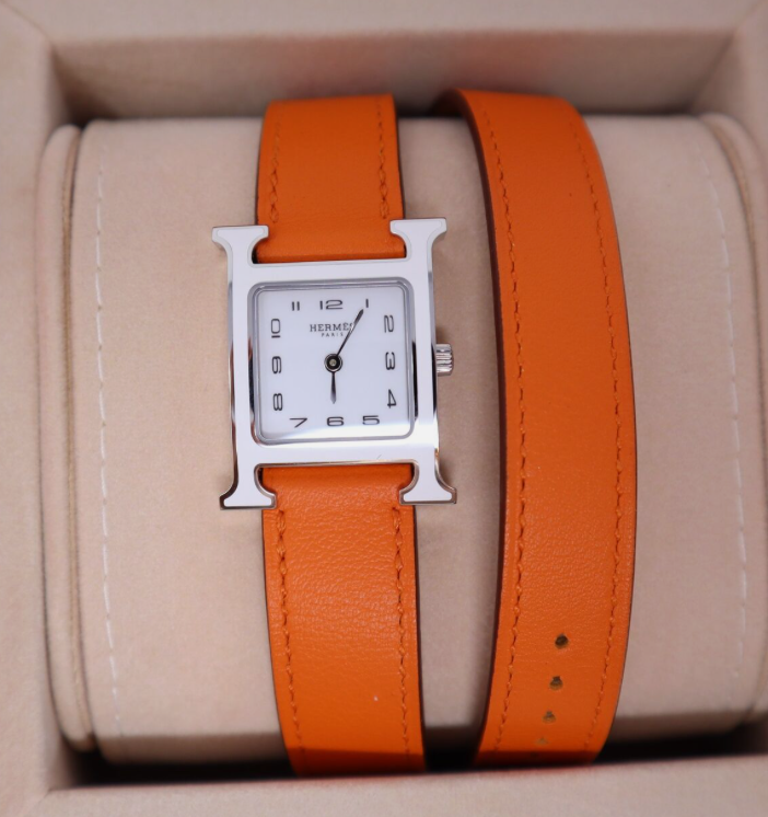 Hermes Heure H Mini model 25 mm Double Tour Watch strap