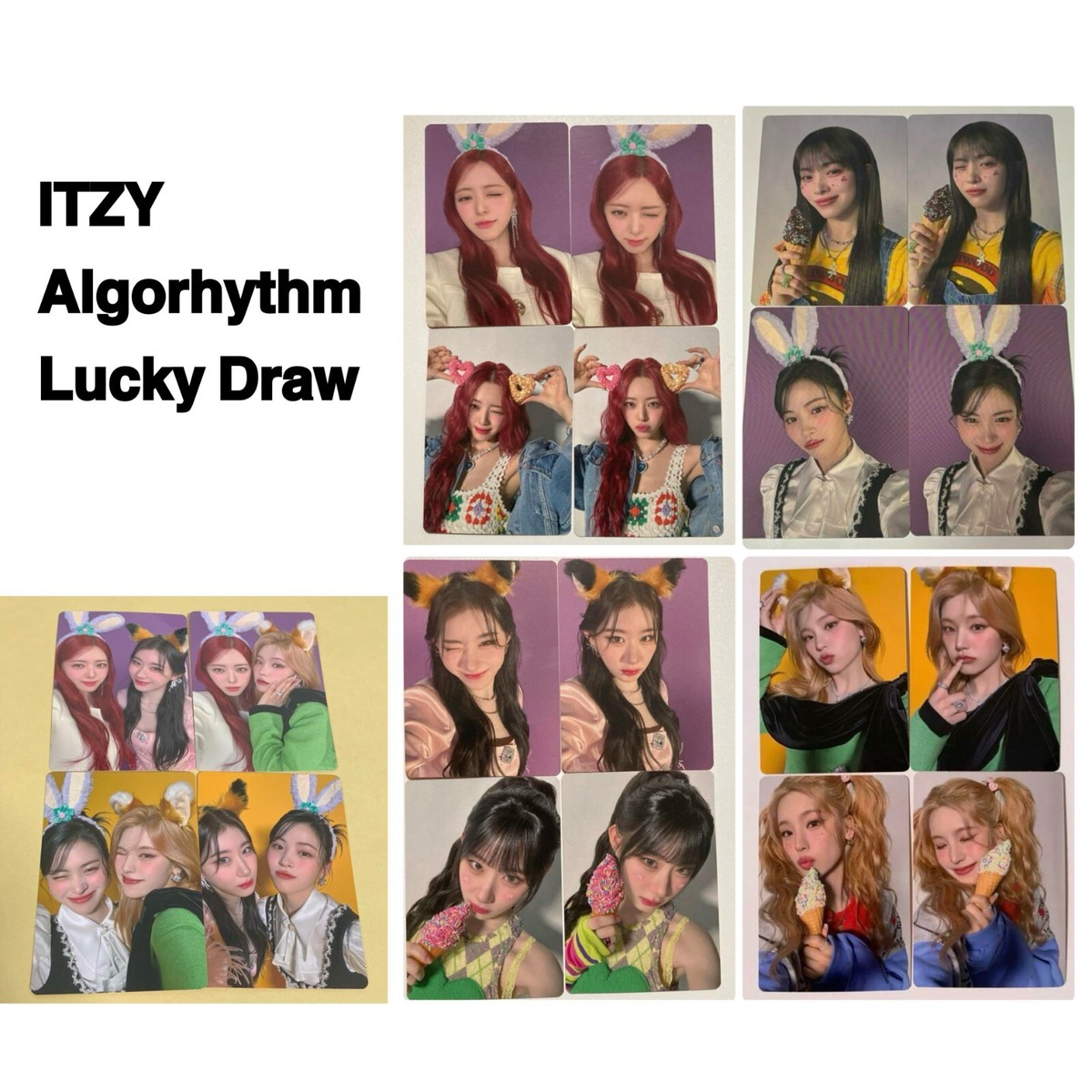 ITZY Photocard Lucky Draw Set Algorhythm Complete Limited ITZY Photocard Lucky Draw Set Algorhythm Complete Limited