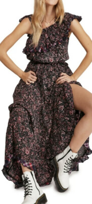 chinese dress ladies Still in love Maxi- Pink Combo ~ Free People – Arizonia Rose main image 1