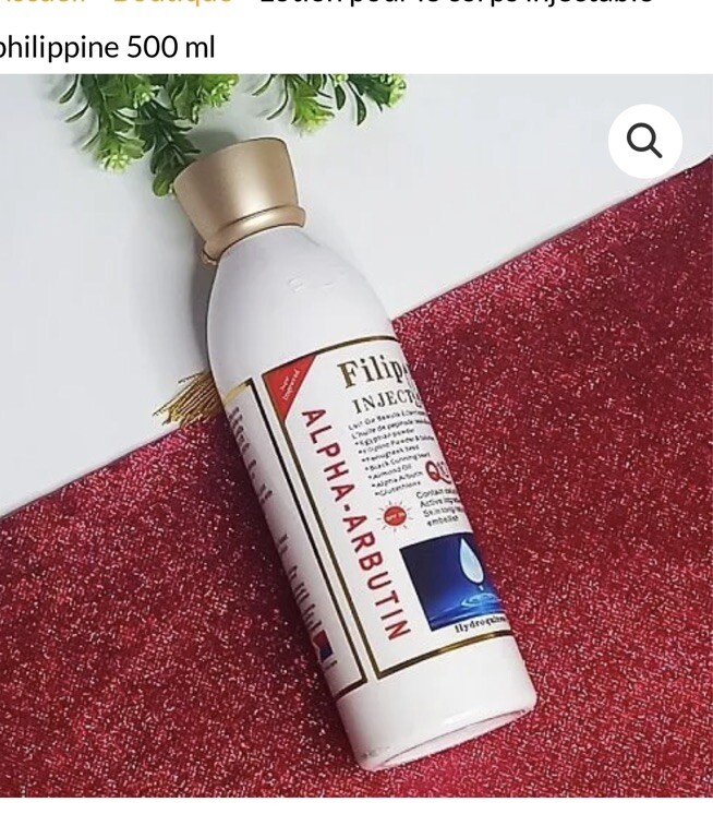 Lait Corps Filipino Éclaircissant – 500 Ml – Haute Teneur En Glutathion – SPF5 – Neuf