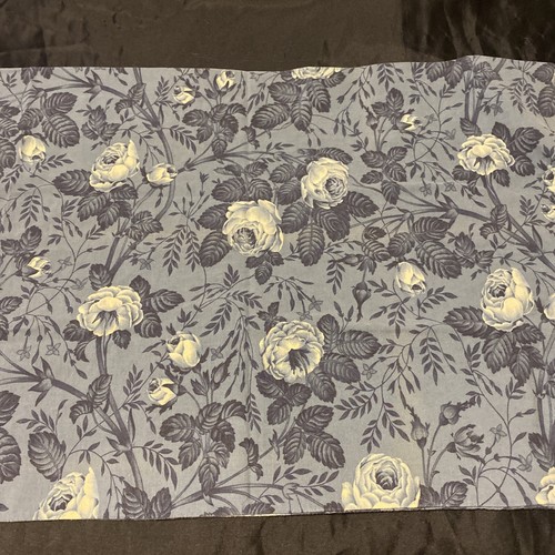 Ralph Lauren Safe Harbor King Pillowcase Ruffled Blue White Roses Floral Cottage - Picture 4 of 10
