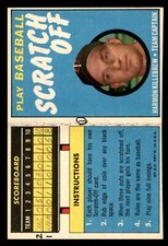 1970 Topps Scratch-Offs Baseball #11 Harmon Killebrew GD