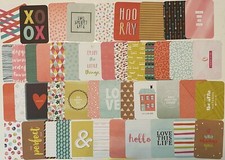 Project Life LITTLE MOMENTS Edition Partial Core Kit 46 3x4 Journaling Cards