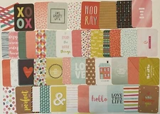 Project Life LITTLE MOMENTS Edition Partial Core Kit (46) 3x4 Journaling Cards