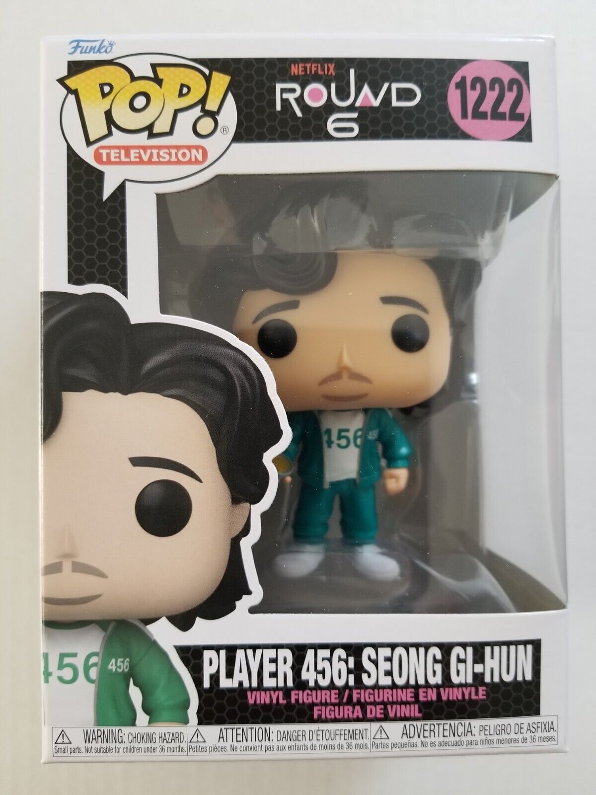 Squid Game Seong Gi-Hun Player 456 Pop! Vinyl Figure, 1 unit - City Market