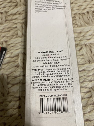 Lot-4- Matzuo 5 Inch Fishing Lure 1/2 Oz. Color PRPLMOOM Dives 10-20 Feet. - Picture 7 of 9