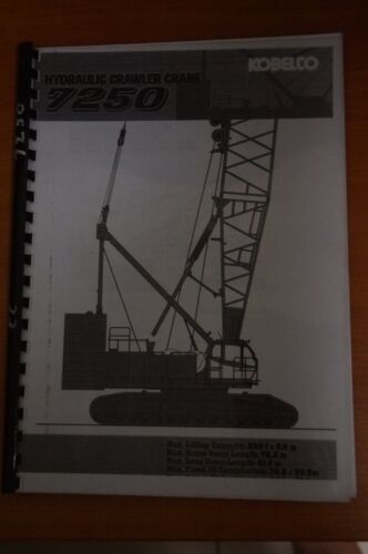 Kobelco Hydraulic Crawler Crane 7250 Manual - Picture 1 of 4