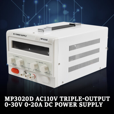 MP3020D Lab DC Bench Power Supply 0-30V 0-20A Regulated Variable +Power Line