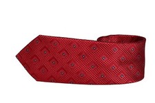 John W. Nordstrom L59814 Men's 100 Silk Red Blue Silver Tie 57.5" L 3" W
