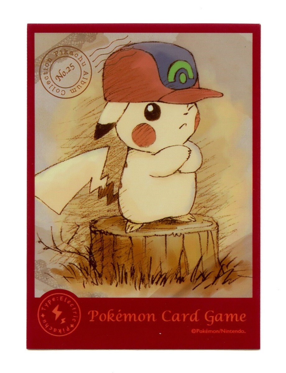 Pikachu in Ash's Hat (Hoenn Region) Individual Card Sleeve Pokemon