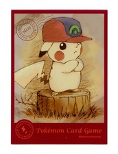 Pikachu in Ash's Hat (Hoenn Region) Manicotto Singolo Carte Pokemon Centro Giappone