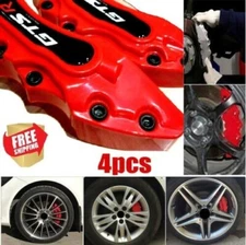 4PCS Red Disc Brake Caliper Covers SS Kit SET for Camaro 6.2 Chevy Impala Cruiz