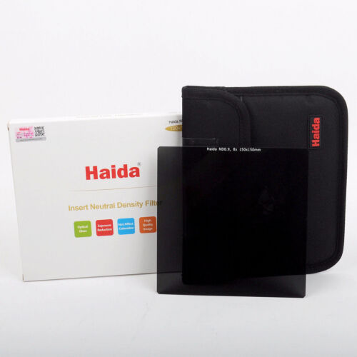 Haida 150x150mm ND0.9 8x Square Neutral Density Grey Filter Optical Glass