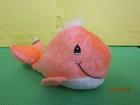 1998 Precious Moments - Tender Tails - Enesco - Plush, Bean Bag, Orange Whale