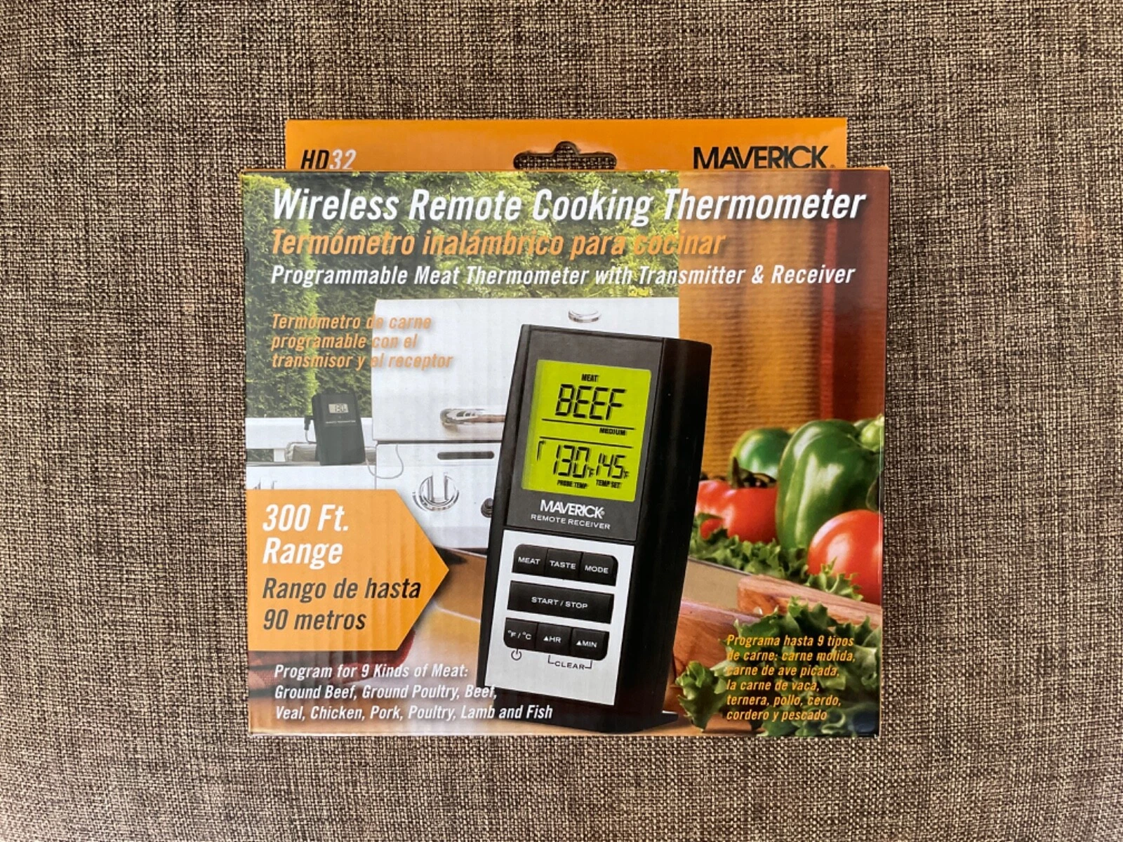 Maverick Wireless Remote Cooking Thermometer Model HD32