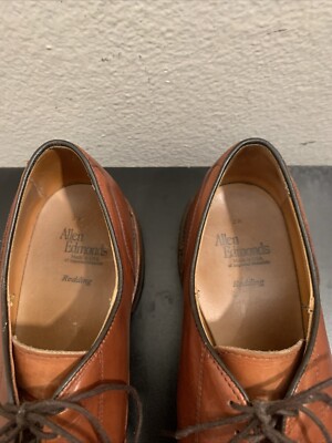 Allen Edmonds Redding Brown Captoe Dress Shoes Leather Mens  display picture 1