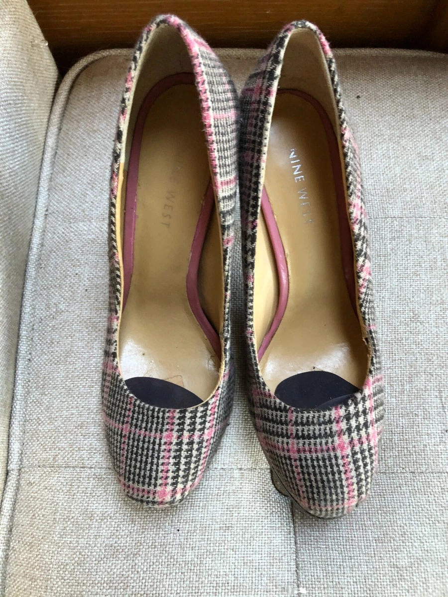 Nine west sales plaid pumps