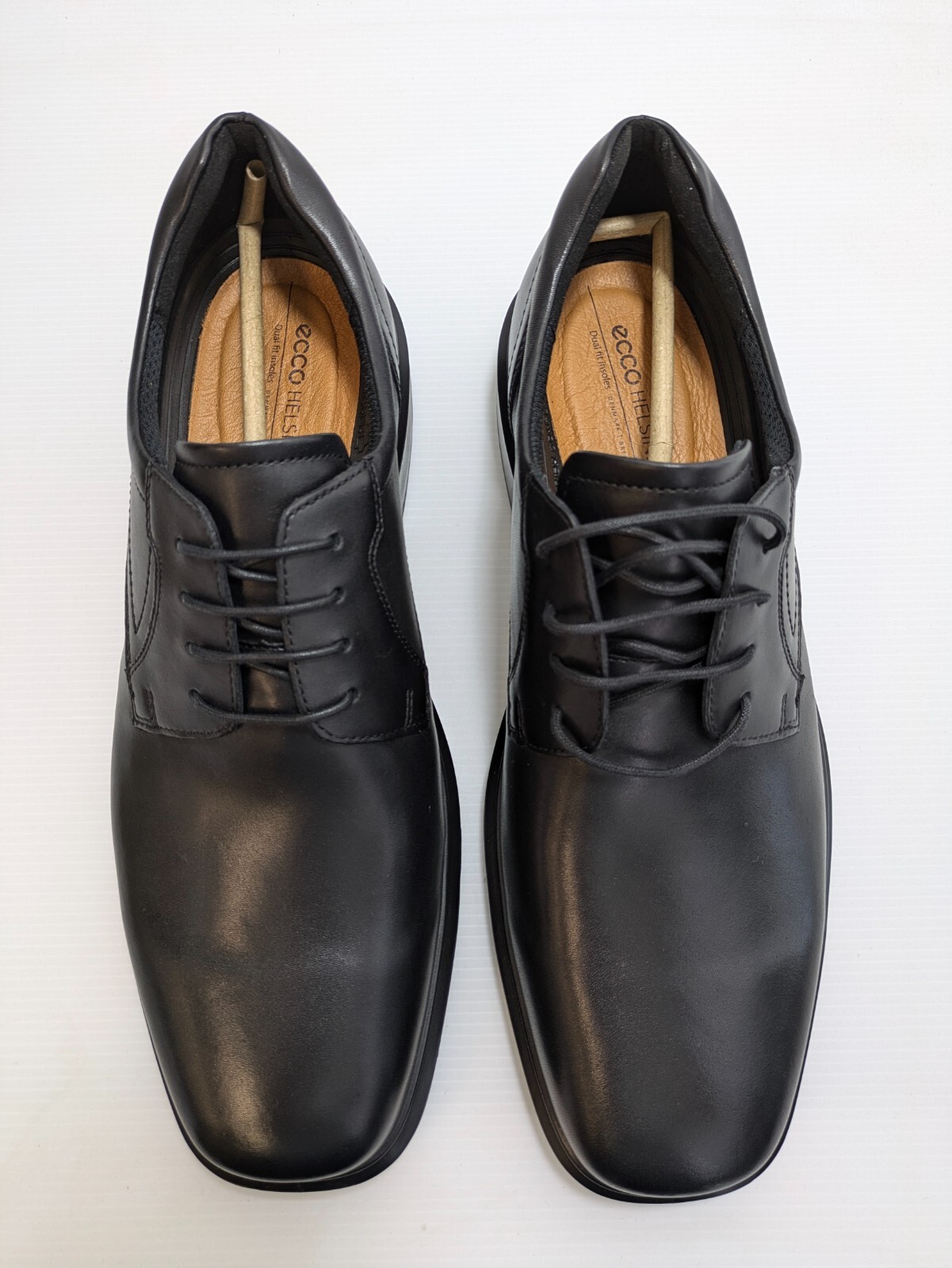 SAOLA ECCO Helsinki 2.0 cravatta derby uomo punta piatta Oxford scarpe nere taglia a scelta