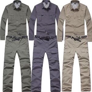 Men-Quick-Dry-Shirt-Pants-Fishing-Hiking-Cycling-Mountain-Casual-Outdoor-Suit-Su