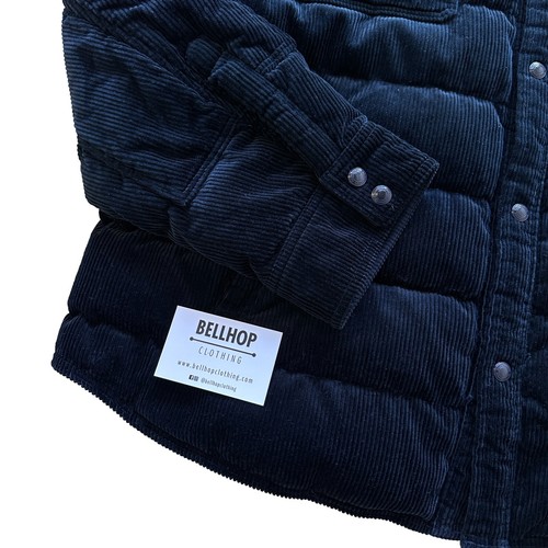Polo Ralph Lauren Corduroy Beaton Water Repellent Down Jacket Coat Blue 2XL XXL - Picture 5 of 16