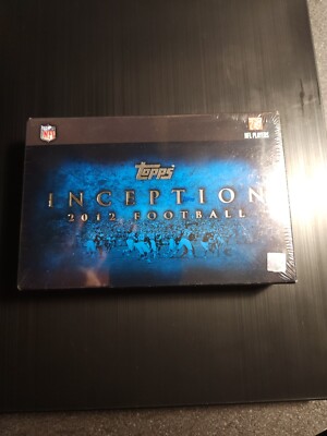 2012 TOPPS INCEPTION FOOTBALL FACTORY SEALED HOBBY BOX