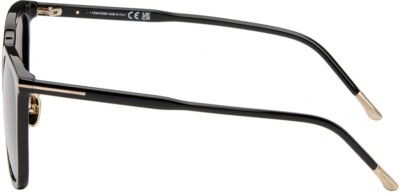 New Tom Ford FT 0949D 949D S 01A Shiny Black Frame Smoke  display picture 1