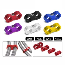 Hose Separator Clamp Bracket Adapter 4AN 6AN 8AN 10AN 12AN for Oil Fuel Line