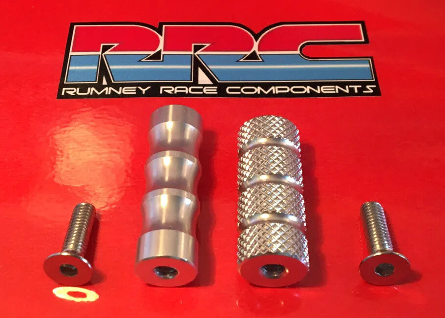 Motorcycle Toe Pegs for Racing Rearsets.Knurled Alloysuits SES,Promach