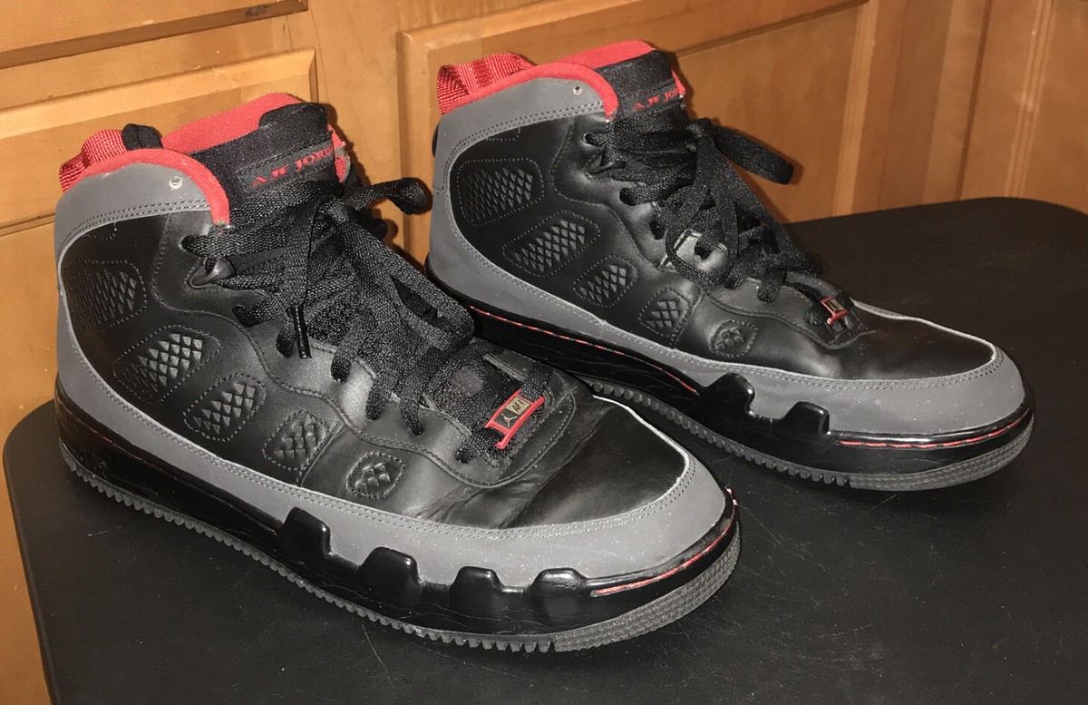 Nike Air Retro Jordan 9 IX Fusion 352753-061 Charcoal Black Red