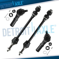 4WD Front Sway Bar End Links and Outer Tie Rods for 2002 - 2005 Dodge Ram 1500