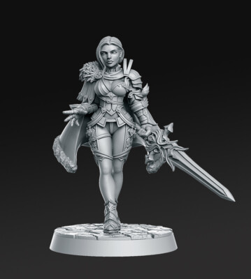 Leanne | Pinup Fantasy Resin Miniature DnD Miniatures Dungeons & Dragons RPG
