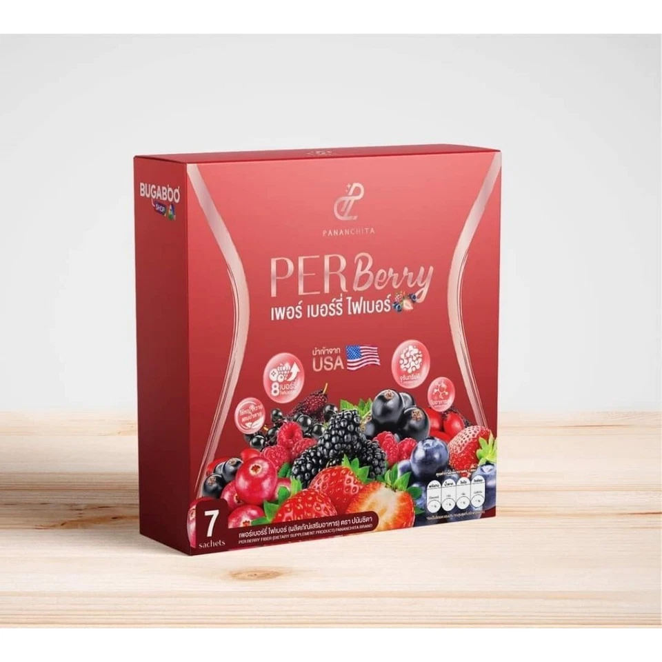 6 unidades por fibra de baya Pananchita suplemento dietético control de peso desintoxicación cuerpo delgado Foto 2 de 4