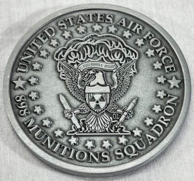 1992 Kummsc Inaugural Challenge Coin 2W2's Air Force