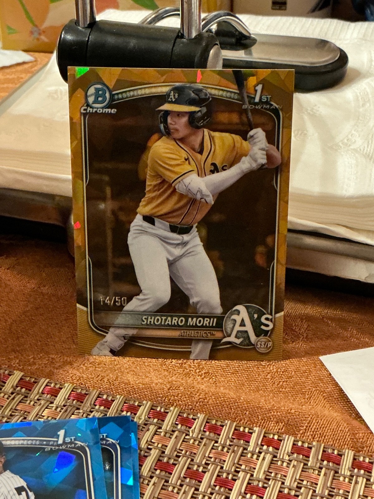 Shotaro Morii 2025 Bowman Chrome Sapphire 1st Bowman Gold /50