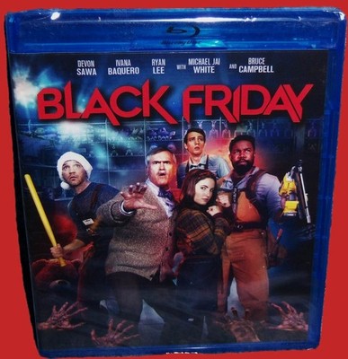 NEW BRUCE CAMPBELL DEVON SAWA BLACK FRIDAY COMEDY HORROR MOVIE BLU RAY 2021