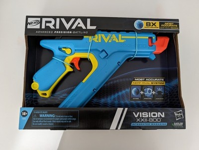 Nerf Rival Vision XXII-800 Blaster with 8 Nerf Rival Accu-Rounds (New)