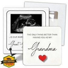 BGFMVS Grandma Pregnancy Announcement Ultrasound Frame Box
