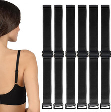 3 Paar BH Tr&auml;ger Halter, Bh-Tr&auml;ger, BH Tr&auml;ger Schwarz, Verstellbare Elastische,