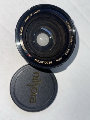 Vintage Nikor Super Wide High Resolution 0.42x Macro Lens Japan w/ Cap