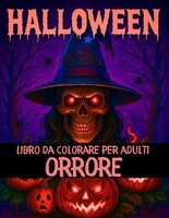 Halloween Malbuch FüR Erwachsene, 50 Seiten, Streghe, GeisterhäUser, Gruselig
